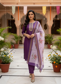 Rayon Slub 3 Piece Suit D3P-1