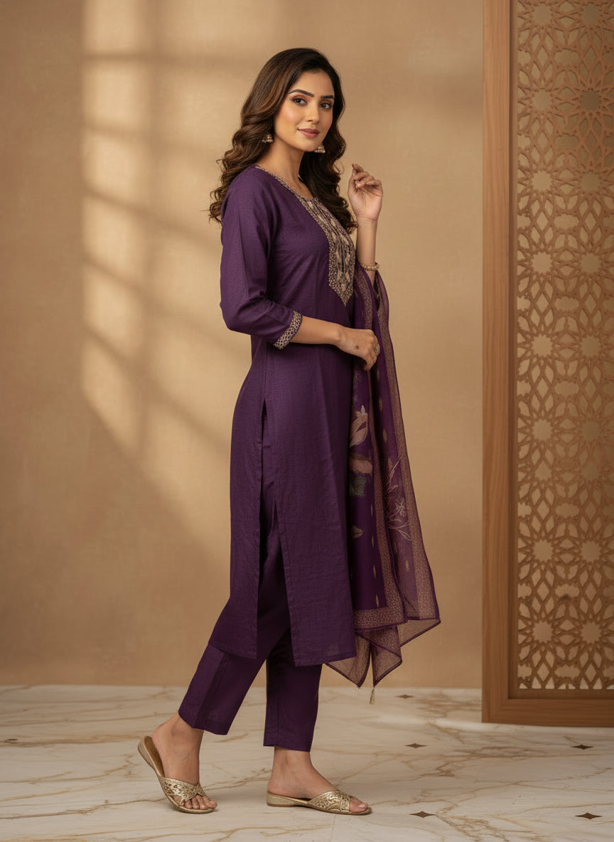 Magic Cotton 3 Piece Suit D3P-5