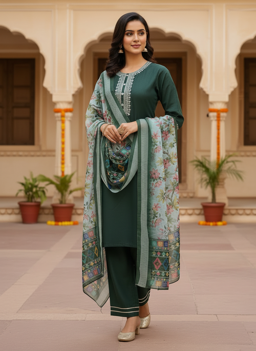 Magic Cotton 3 Piece Suit D3P-15