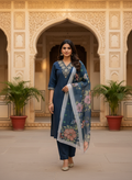 Rayon Slub 3 Piece Suit D3P-26