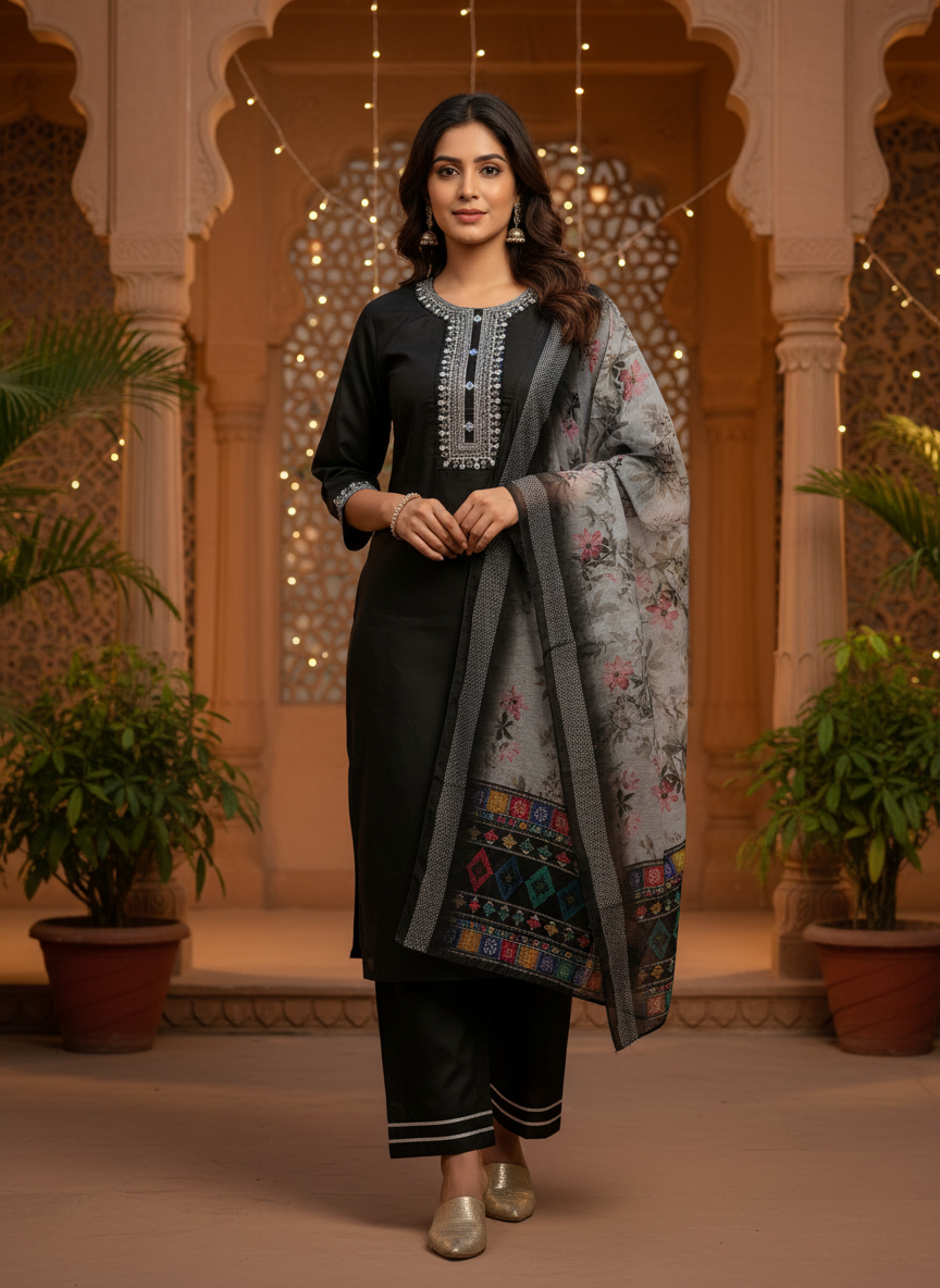 Magic Cotton 3 Piece Suit D3P-14