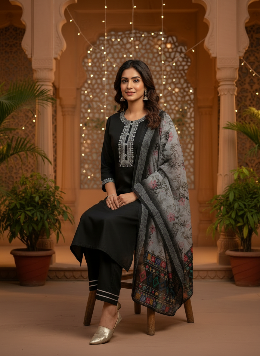 Magic Cotton 3 Piece Suit D3P-14