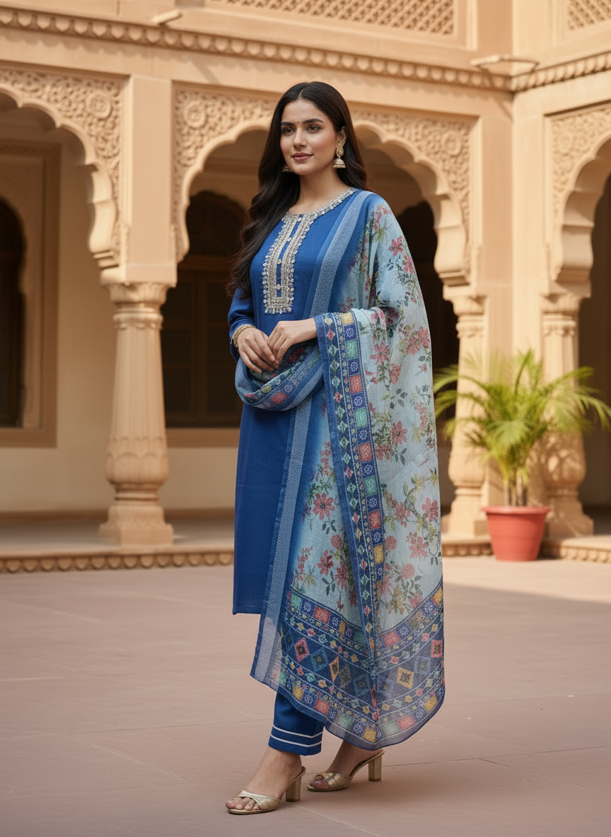 Magic Cotton 3 Piece Suit D3P-18