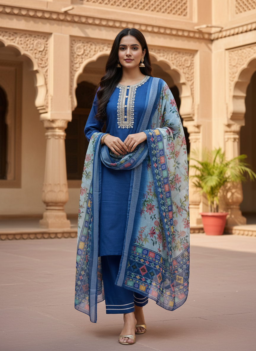 Magic Cotton 3 Piece Suit D3P-18