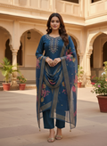 Rayon Slub 3 Piece Suit D3P-20